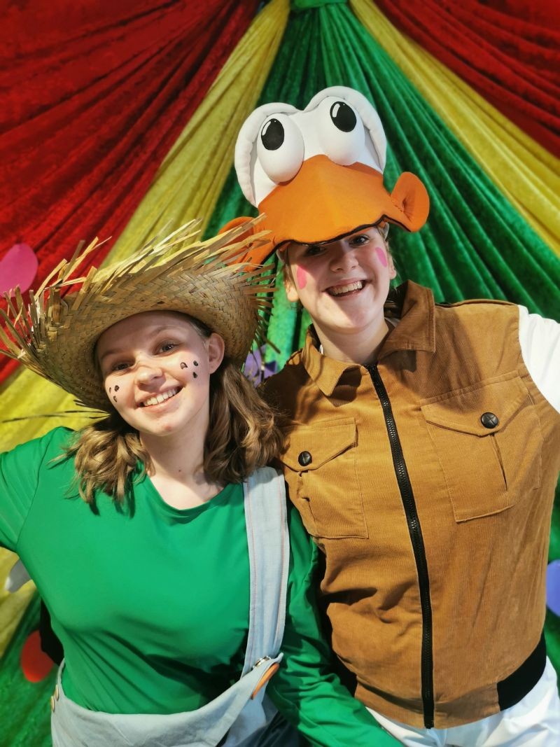 Zwinnie en Swen mascotte